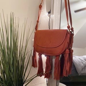 NWT Crossbody fringe purse